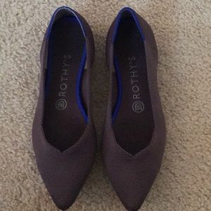 Like-New Rothy Points in Mink 7.5